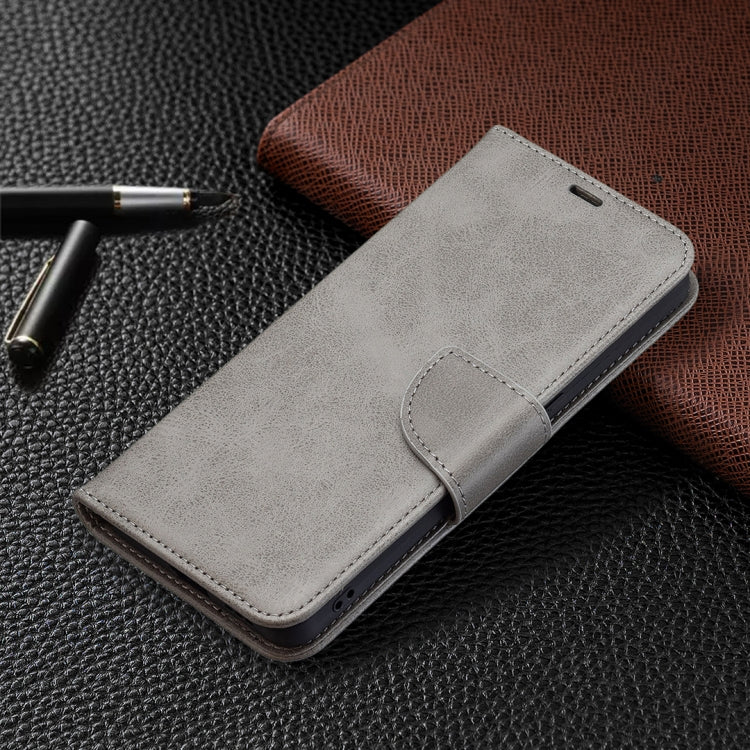 For OPPO Reno6 5G Retro Lambskin Texture Pure Color Horizontal Flip PU Leather Case with Holder & Card Slots & Wallet & Lanyard