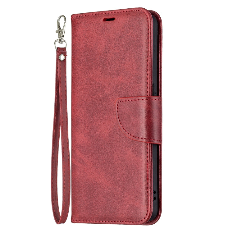 For OPPO Reno6 5G Retro Lambskin Texture Pure Color Horizontal Flip PU Leather Case with Holder & Card Slots & Wallet & Lanyard