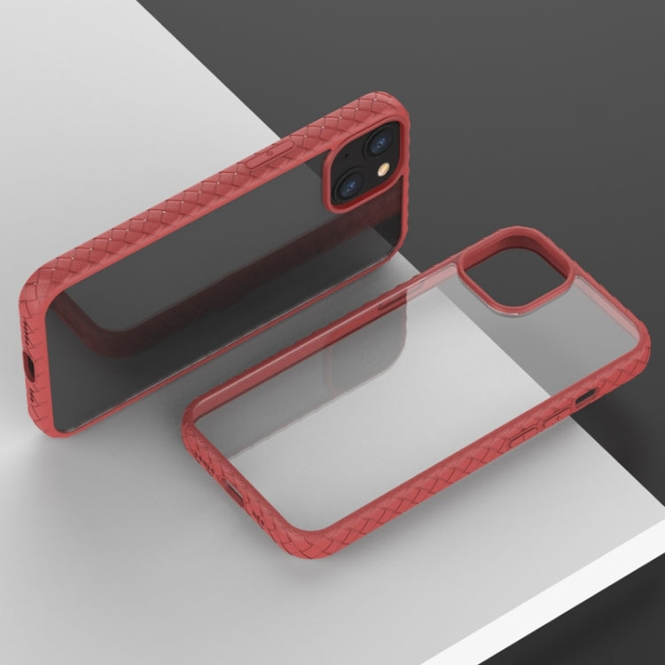 For iPhone 13 mini Leather Texture Shockproof PC + TPU Protective Case