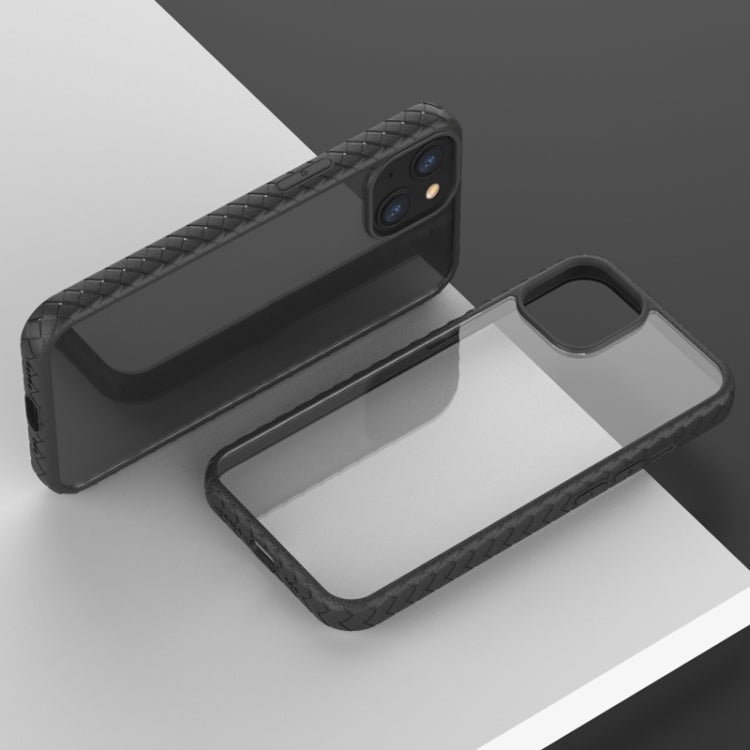 For iPhone 13 mini Leather Texture Shockproof PC + TPU Protective Case