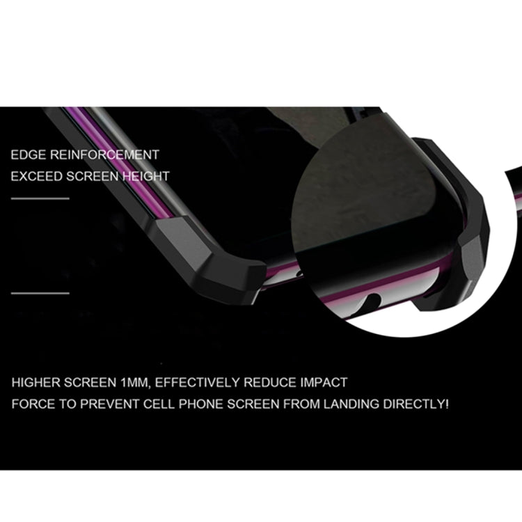 For OPPO R15X Hero Series Anti-fall Wear-resistant Metal Protective Case with Bracket