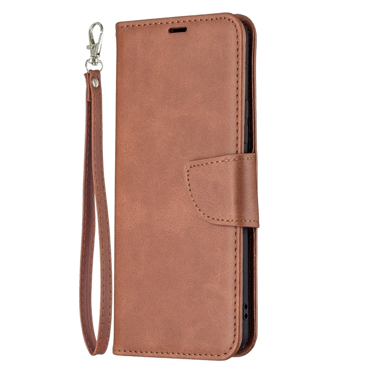 For vivo V21e 4G Retro Lambskin Texture Pure Color Horizontal Flip PU Leather Case with Holder & Card Slots & Wallet & Lanyard