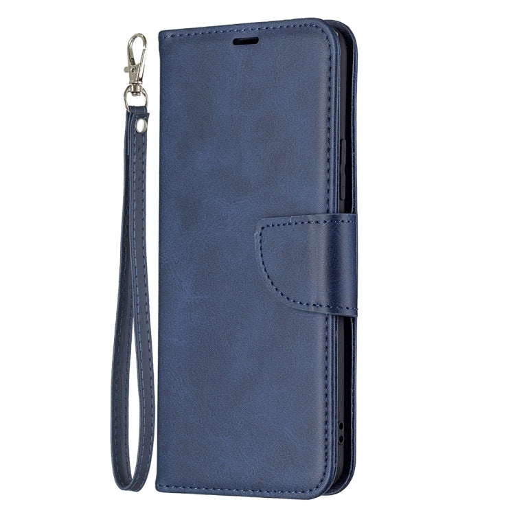 For vivo V21e 4G Retro Lambskin Texture Pure Color Horizontal Flip PU Leather Case with Holder & Card Slots & Wallet & Lanyard