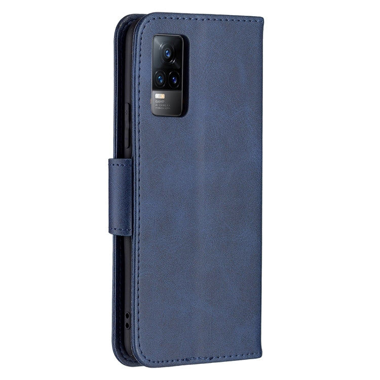 For vivo V21e 4G Retro Lambskin Texture Pure Color Horizontal Flip PU Leather Case with Holder & Card Slots & Wallet & Lanyard