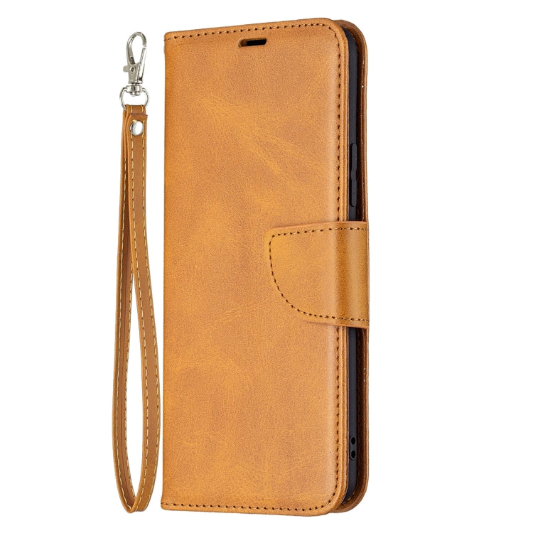 For vivo V21e 4G Retro Lambskin Texture Pure Color Horizontal Flip PU Leather Case with Holder & Card Slots & Wallet & Lanyard