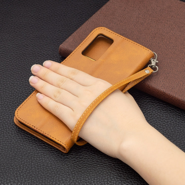 For vivo V21e 4G Retro Lambskin Texture Pure Color Horizontal Flip PU Leather Case with Holder & Card Slots & Wallet & Lanyard