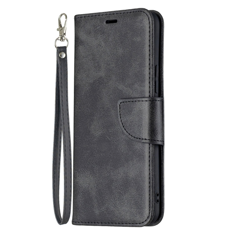 For vivo V21 Retro Lambskin Texture Pure Color Horizontal Flip PU Leather Case with Holder & Card Slots & Wallet & Lanyard