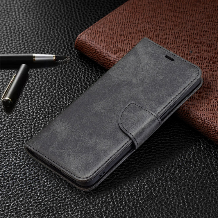 For vivo V21 Retro Lambskin Texture Pure Color Horizontal Flip PU Leather Case with Holder & Card Slots & Wallet & Lanyard