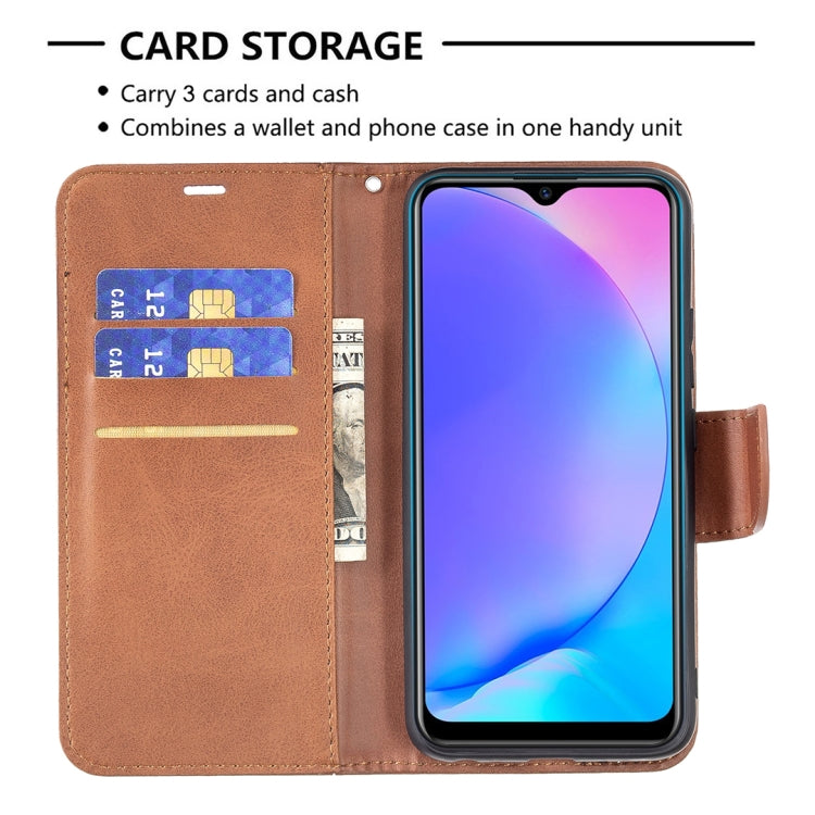 For vivo Y11 / Y15 / Y12 / Y17 Retro Lambskin Texture Pure Color Horizontal Flip PU Leather Case with Holder & Card Slots & Wallet & Lanyard