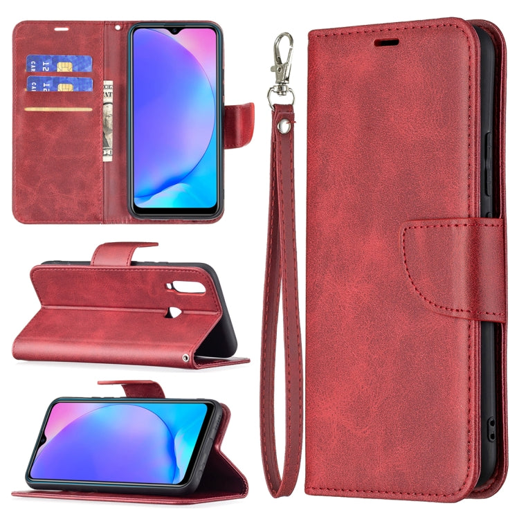 For vivo Y11 / Y15 / Y12 / Y17 Retro Lambskin Texture Pure Color Horizontal Flip PU Leather Case with Holder & Card Slots & Wallet & Lanyard