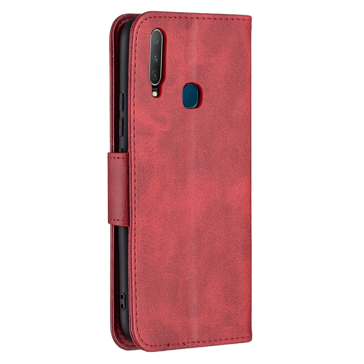 For vivo Y11 / Y15 / Y12 / Y17 Retro Lambskin Texture Pure Color Horizontal Flip PU Leather Case with Holder & Card Slots & Wallet & Lanyard