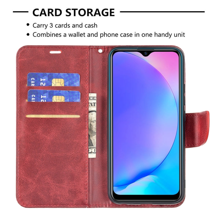For vivo Y11 / Y15 / Y12 / Y17 Retro Lambskin Texture Pure Color Horizontal Flip PU Leather Case with Holder & Card Slots & Wallet & Lanyard
