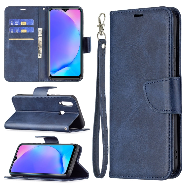 For vivo Y11 / Y15 / Y12 / Y17 Retro Lambskin Texture Pure Color Horizontal Flip PU Leather Case with Holder & Card Slots & Wallet & Lanyard