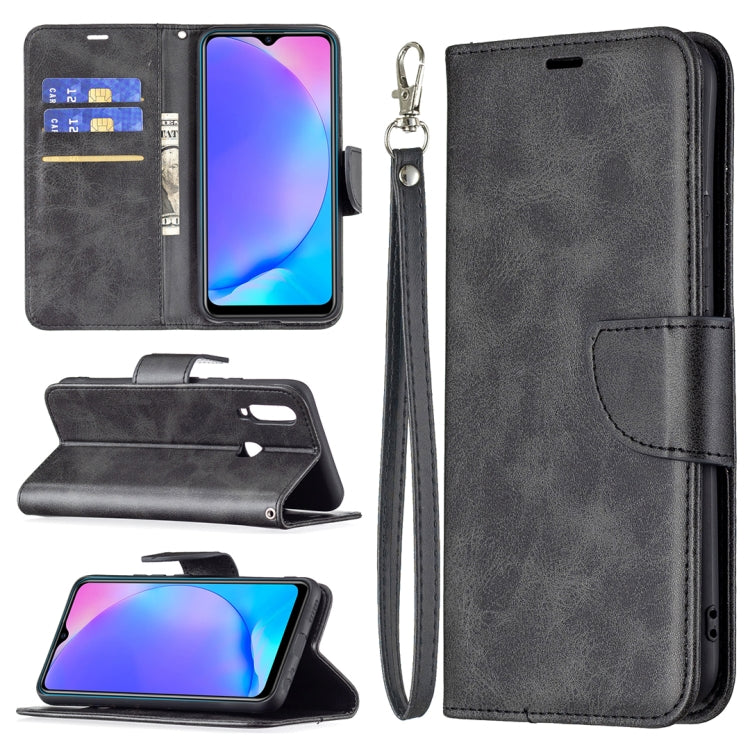 For vivo Y11 / Y15 / Y12 / Y17 Retro Lambskin Texture Pure Color Horizontal Flip PU Leather Case with Holder & Card Slots & Wallet & Lanyard