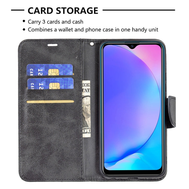 For vivo Y11 / Y15 / Y12 / Y17 Retro Lambskin Texture Pure Color Horizontal Flip PU Leather Case with Holder & Card Slots & Wallet & Lanyard