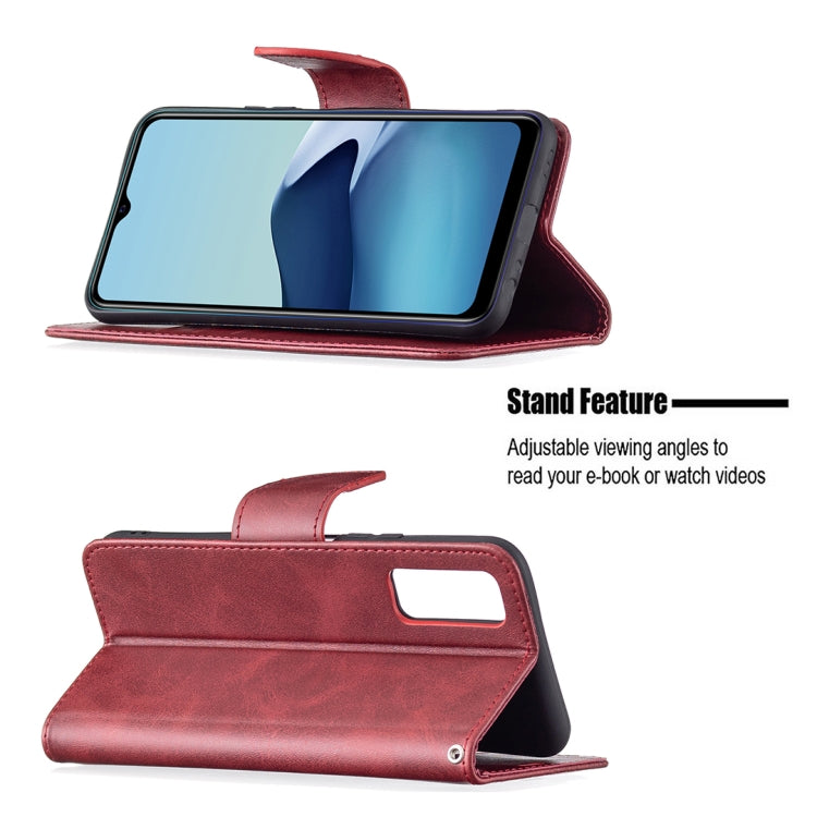 For vivo Y20 Retro Lambskin Texture Pure Color Horizontal Flip PU Leather Case with Holder & Card Slots & Wallet & Lanyard