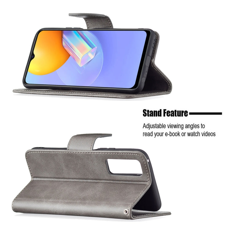 For vivo Y51 2020 / Y51a / Y51s Retro Lambskin Texture Pure Color Horizontal Flip PU Leather Case with Holder & Card Slots & Wallet & Lanyard