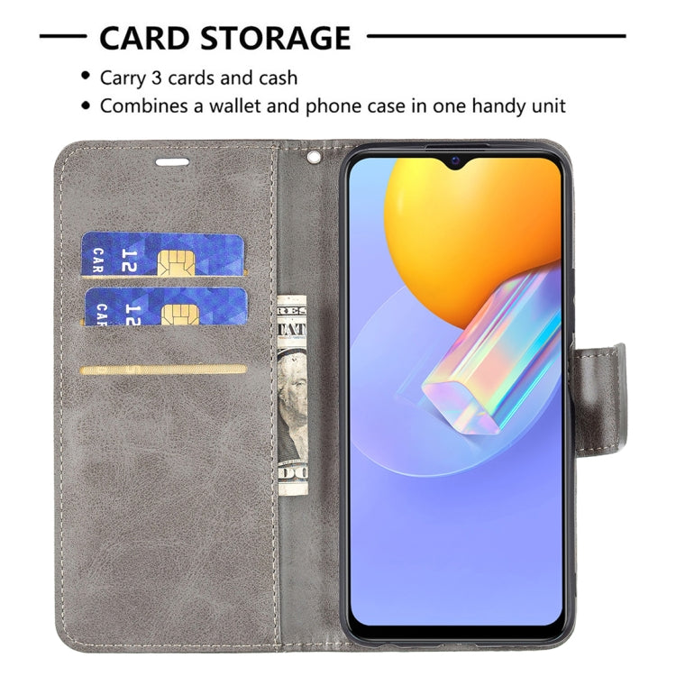 For vivo Y51 2020 / Y51a / Y51s Retro Lambskin Texture Pure Color Horizontal Flip PU Leather Case with Holder & Card Slots & Wallet & Lanyard