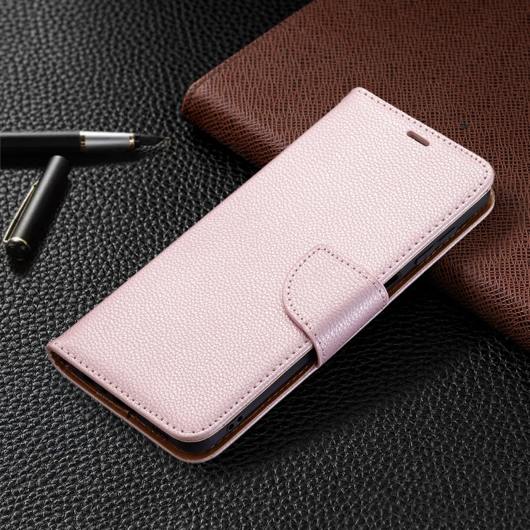 For Samsung Galaxy M32 Litchi Texture Pure Color Horizontal Flip Leather Case with Holder & Card Slots & Wallet & Lanyard