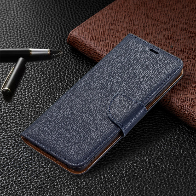 For Samsung Galaxy M32 Litchi Texture Pure Color Horizontal Flip Leather Case with Holder & Card Slots & Wallet & Lanyard
