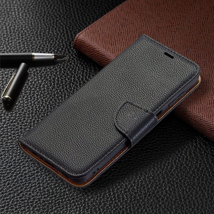 For Samsung Galaxy M32 Litchi Texture Pure Color Horizontal Flip Leather Case with Holder & Card Slots & Wallet & Lanyard