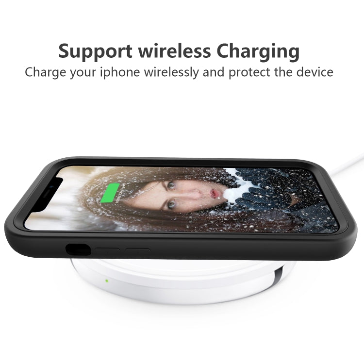 For iPhone 13 Pro Max Wave Pattern 3 in 1 Silicone + PC Shockproof Protective Case