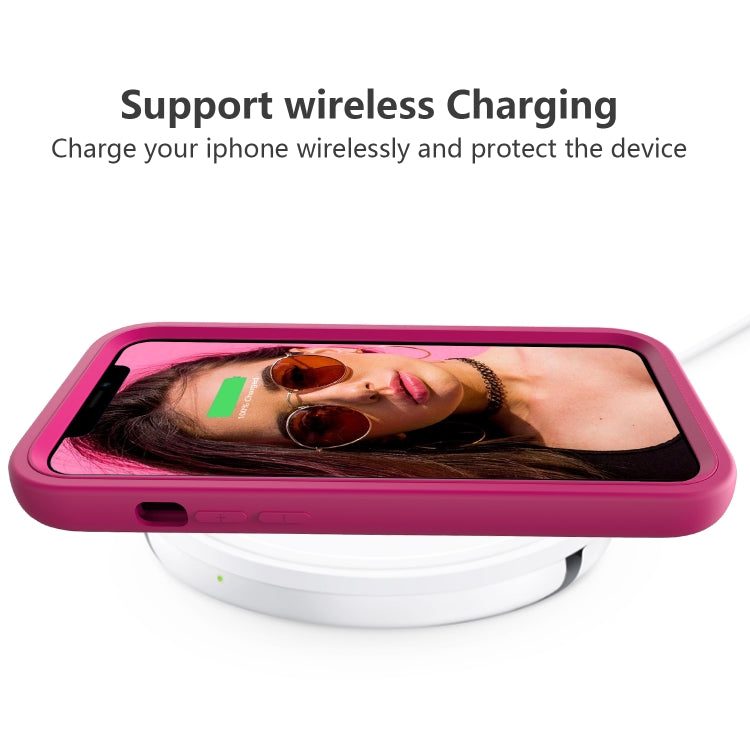 For iPhone 13 Pro Max Wave Pattern 3 in 1 Silicone + PC Shockproof Protective Case