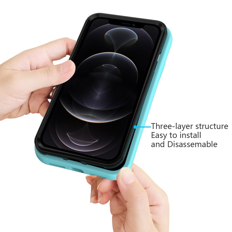 For iPhone 13 Solid Color PC + Silicone Shockproof Skid-proof Dust-proof Case mini