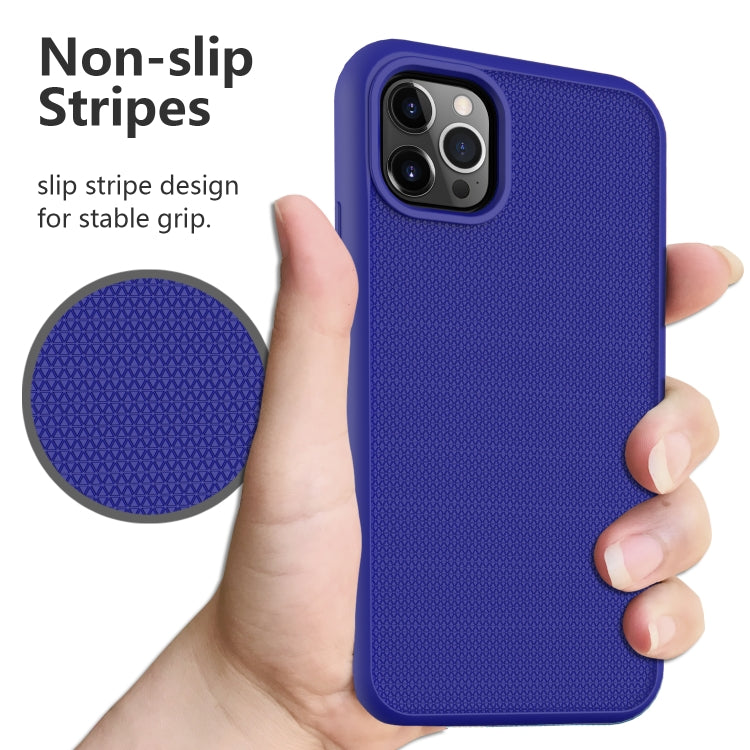 For iPhone 13 Solid Color PC + Silicone Shockproof Skid-proof Dust-proof Case