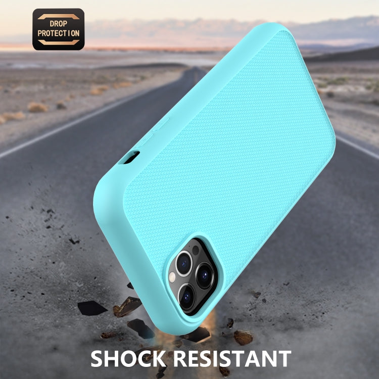 For iPhone 13 Pro Solid Color PC + Silicone Shockproof Skid-proof Dust-proof Case