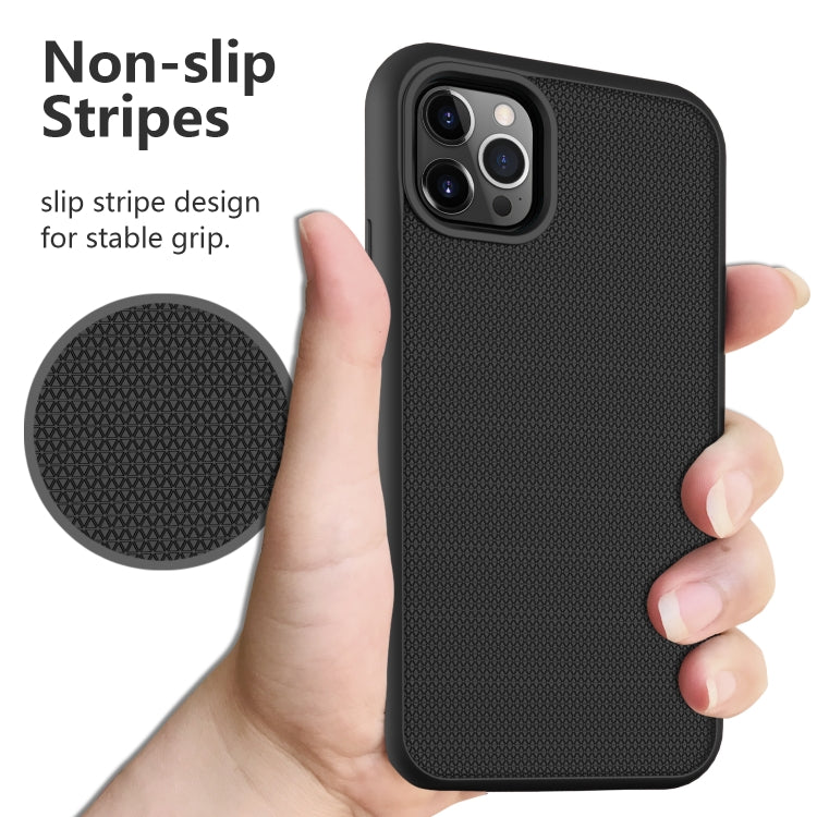For iPhone 13 Pro Solid Color PC + Silicone Shockproof Skid-proof Dust-proof Case