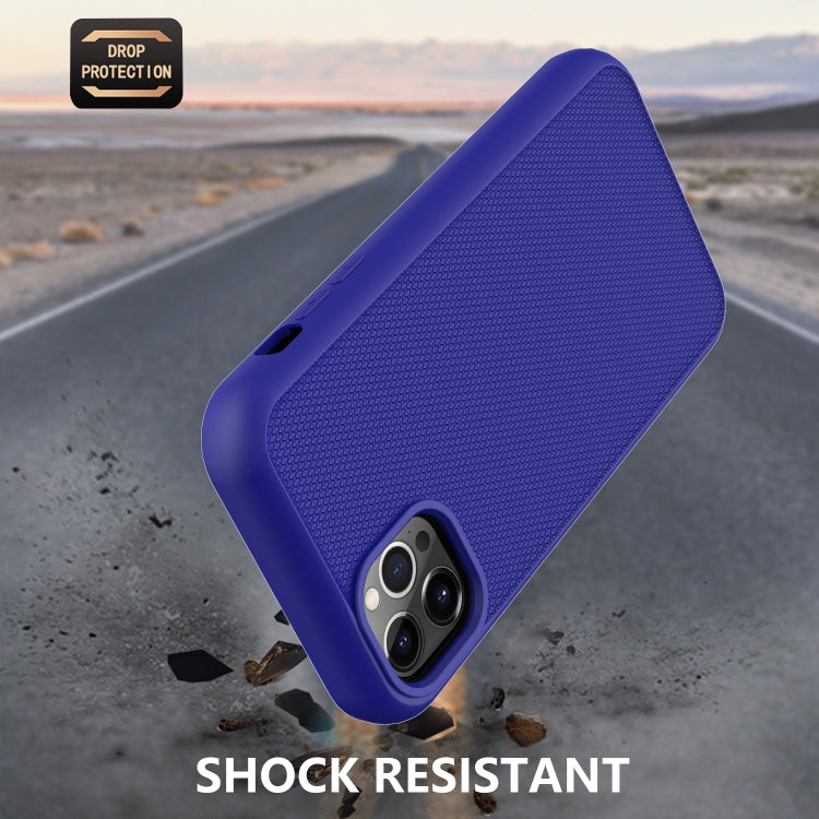 For iPhone 13 Pro Max Solid Color PC + Silicone Shockproof Skid-proof Dust-proof Case