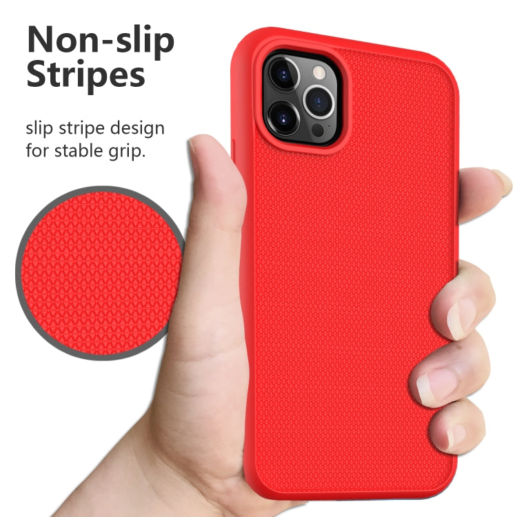 For iPhone 13 Pro Max Solid Color PC + Silicone Shockproof Skid-proof Dust-proof Case