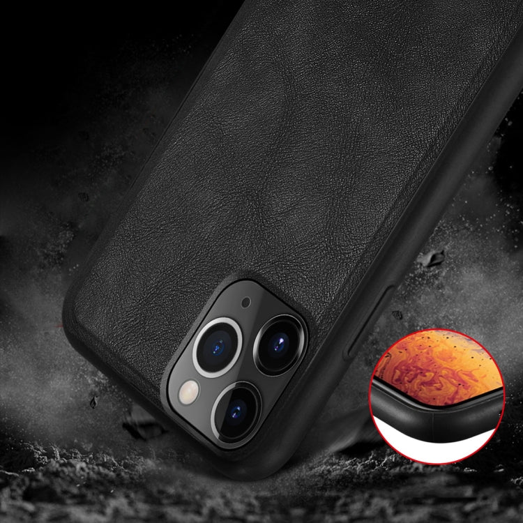 For iPhone 11 Pro SULADA Shockproof TPU + Handmade Leather Protective Case