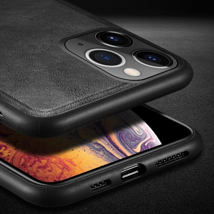 For iPhone 11 Pro Max SULADA Shockproof TPU + Handmade Leather Protective Case