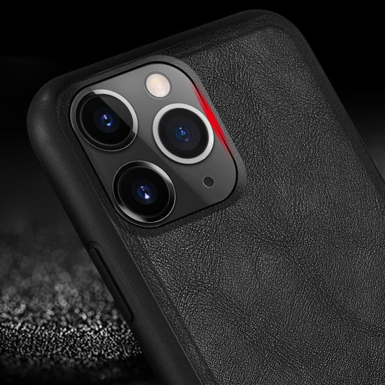 For iPhone 11 Pro Max SULADA Shockproof TPU + Handmade Leather Protective Case