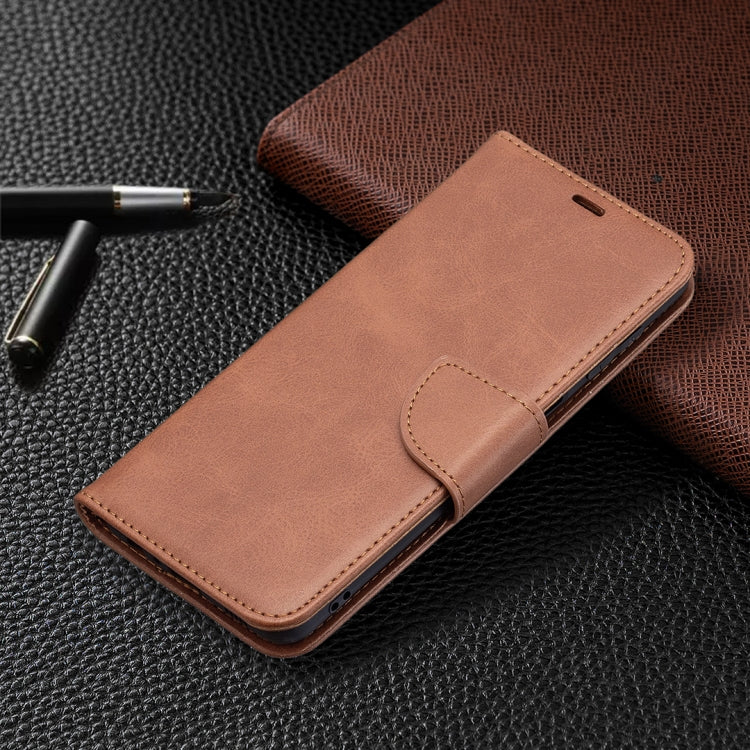 For Samsung Galaxy M32 Retro Lambskin Texture Pure Color Horizontal Flip PU Leather Case with Holder & Card Slots & Wallet & Lanyard