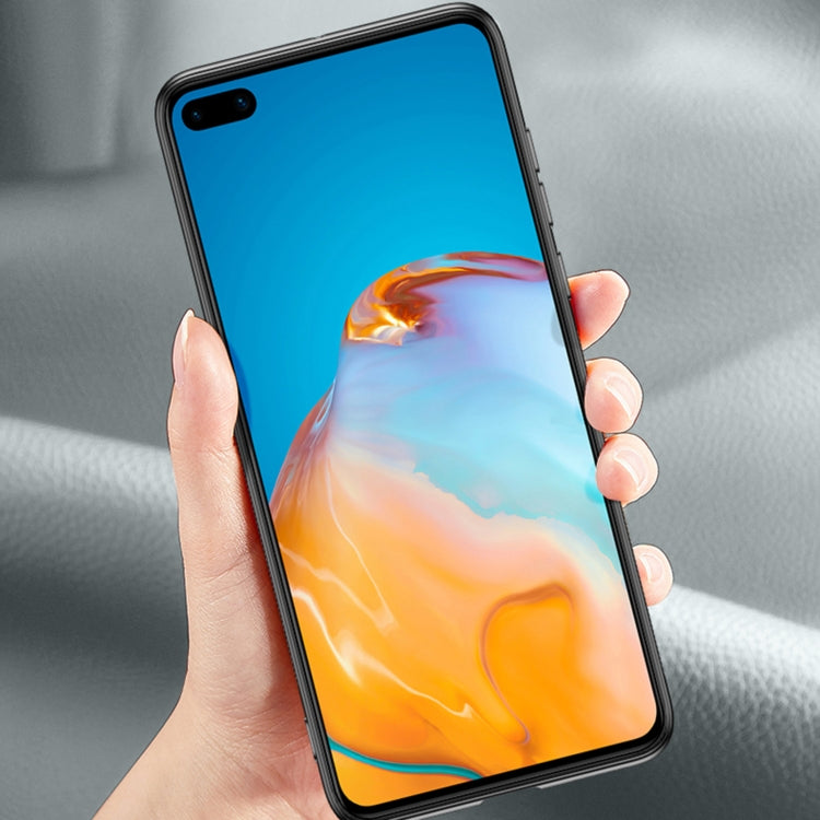 For Huawei P30 Pro Shang Rui Wood Grain Skin PU + TPU Shockproof Case
