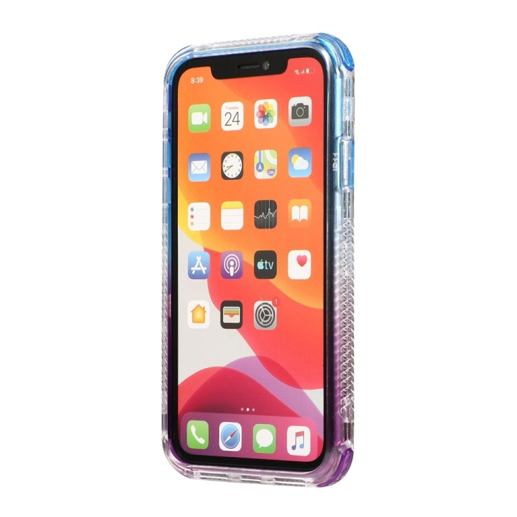 For iPhone 11 Pro Max 3 In 1 Dreamland PC + TPU Gradient Two-color Transparent Border Protective Case