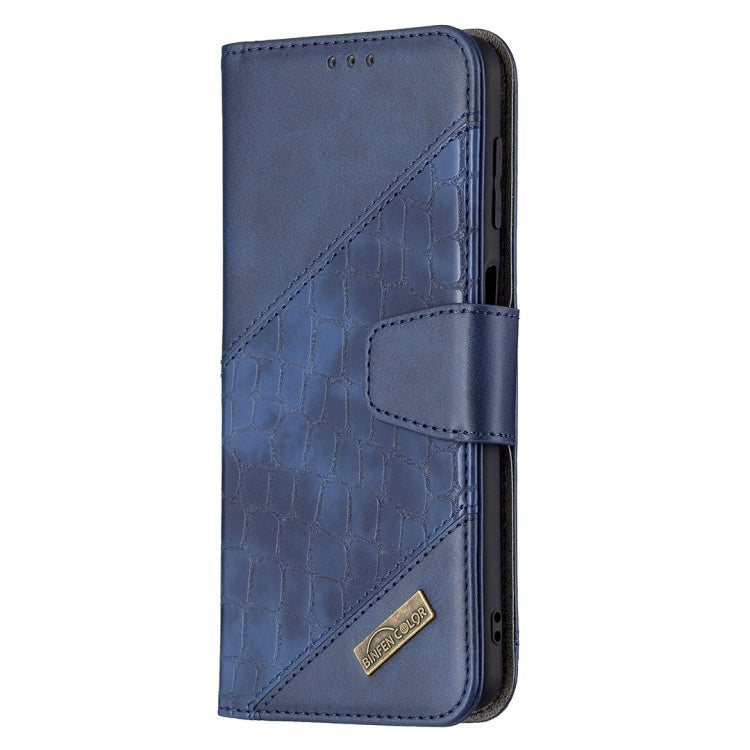 For Samsung Galaxy M32 Matching Color Crocodile Texture Horizontal Flip PU Leather Case with Wallet & Holder & Card Slots