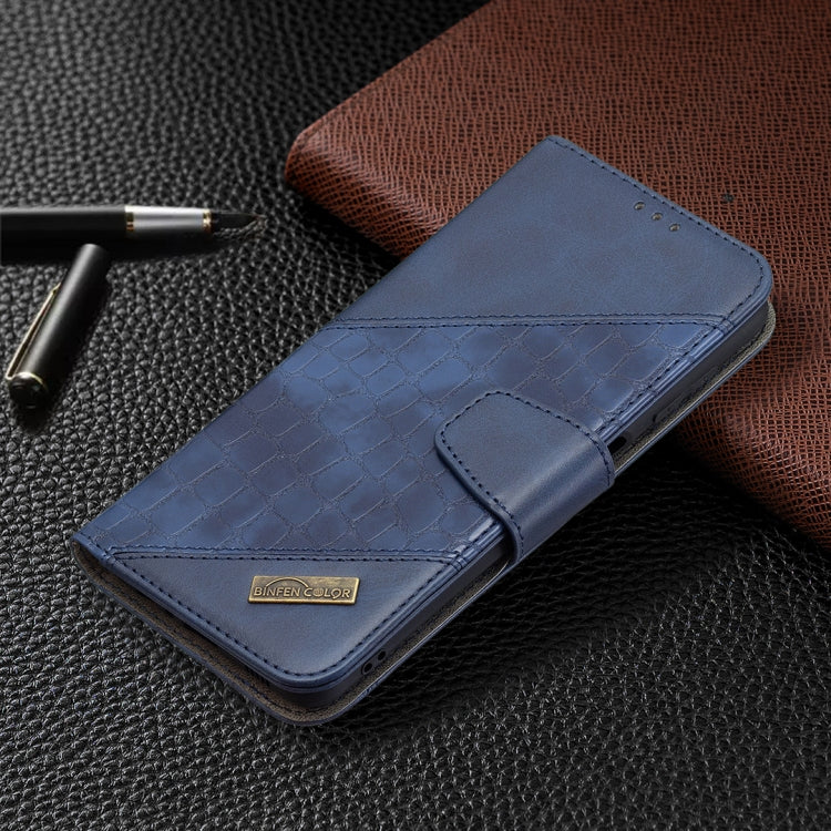For Samsung Galaxy M32 Matching Color Crocodile Texture Horizontal Flip PU Leather Case with Wallet & Holder & Card Slots