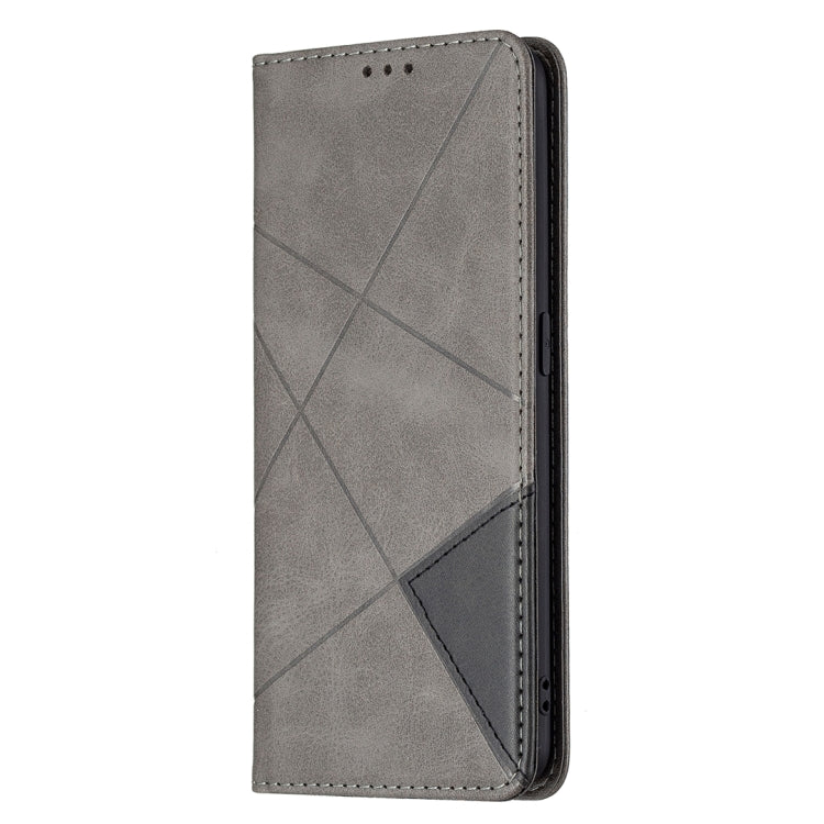 For OPPO A94 5G / F19 Pro Plus / Reno5 Z 5G Rhombus Texture Horizontal Flip Magnetic Leather Case with Holder & Card Slots