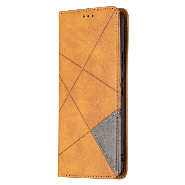 For vivo Y51 2020 / Y51a / Y51s Rhombus Texture Horizontal Flip Magnetic Leather Case with Holder & Card Slots
