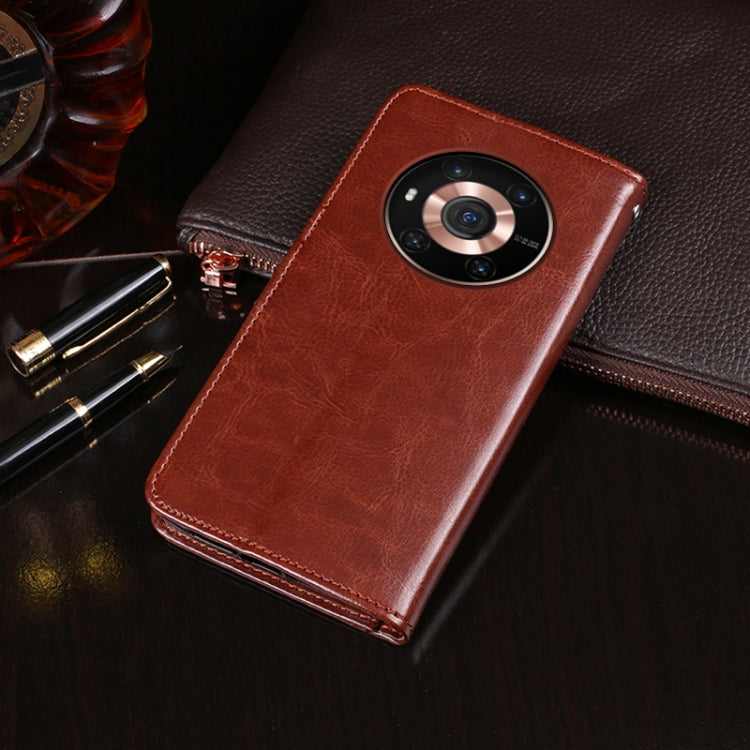 idewei Crazy Horse Texture Horizontal Flip Leather Case with Holder & Card Slots & Wallet For Honor Magic3