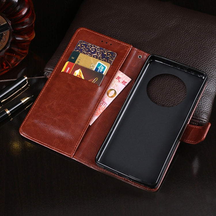 idewei Crazy Horse Texture Horizontal Flip Leather Case with Holder & Card Slots & Wallet For Honor Magic3
