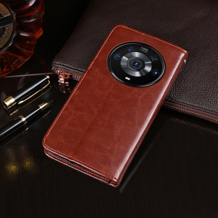 idewei Crazy Horse Texture Horizontal Flip Leather Case with Holder & Card Slots & Wallet For Honor Magic3 Pro