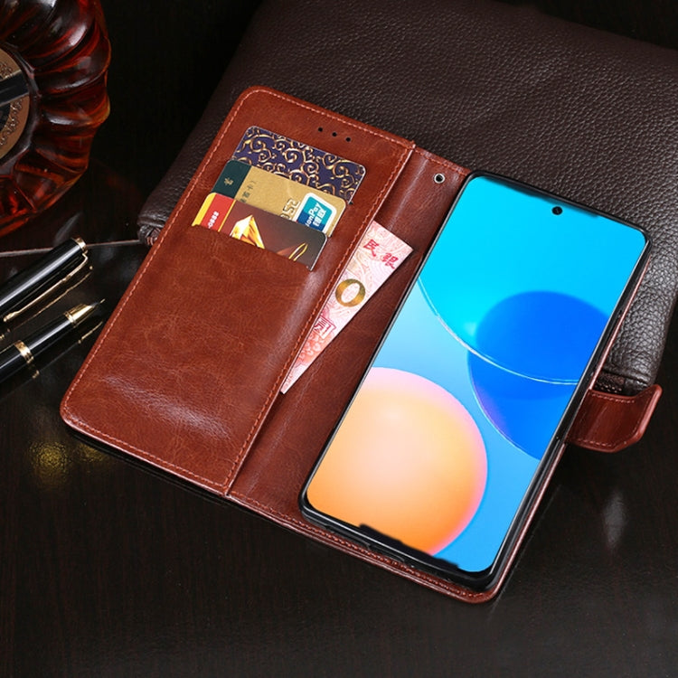 idewei Crazy Horse Texture Horizontal Flip Leather Case with Holder & Card Slots & Wallet For Honor Play 5T Pro