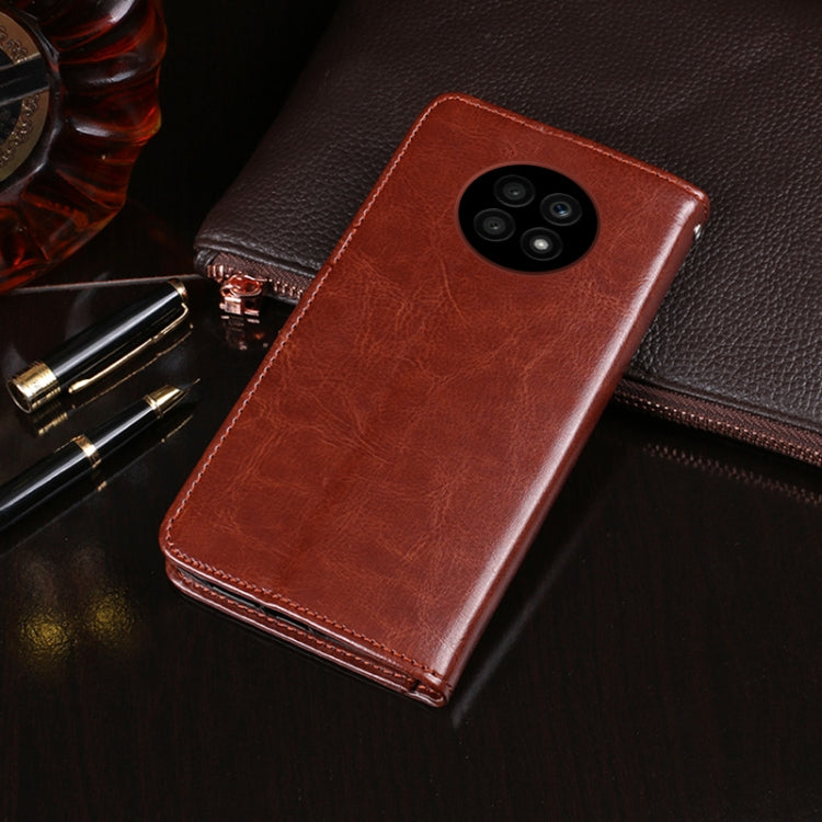 idewei Crazy Horse Texture Horizontal Flip Leather Case with Holder & Card Slots & Wallet For Honor X20