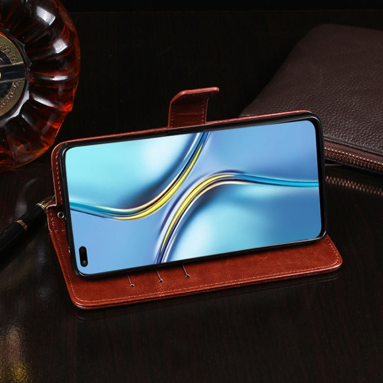 idewei Crazy Horse Texture Horizontal Flip Leather Case with Holder & Card Slots & Wallet For Honor X20