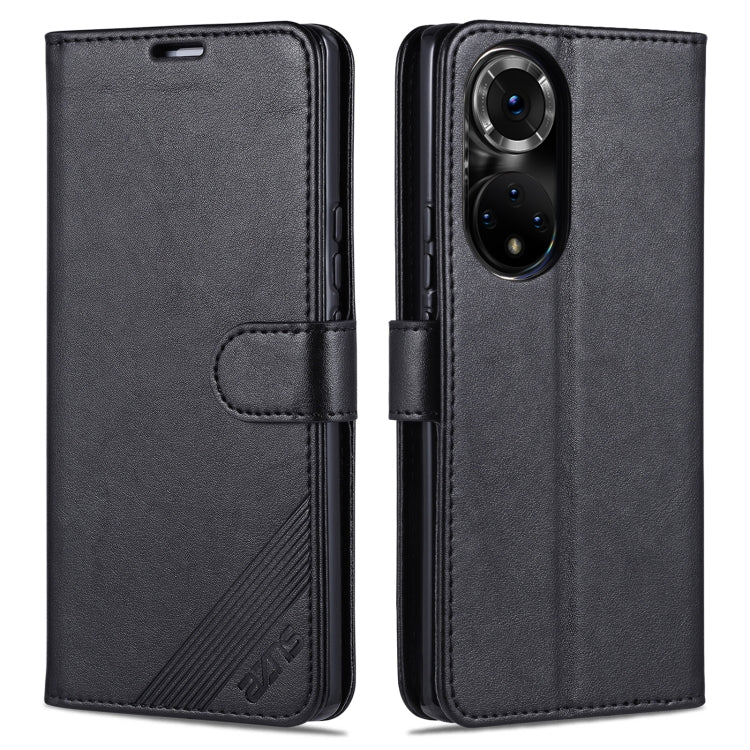 AZNS Sheepskin Texture Horizontal Flip Leather Case with Holder & Card Slots & Wallet For Honor 50 Pro